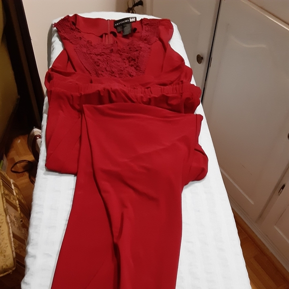 Antthony Pants - Red Jumpsuit